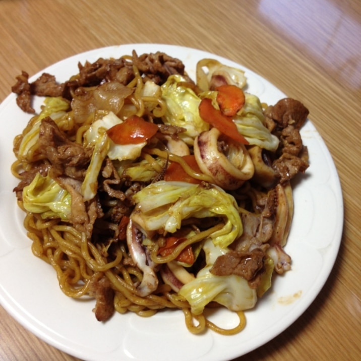 海鮮 イカ焼きそば レシピ 作り方 By Dokinchan717 楽天レシピ 海鮮 イカ焼きそば レシピ 作り方 By Dokinchan717 楽天レシピ